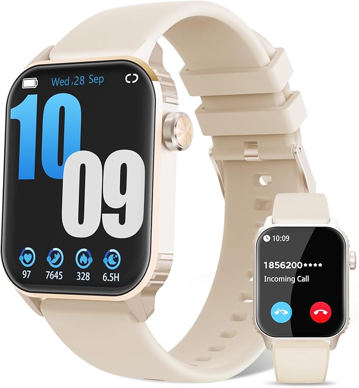 DIVOAZBVO Watches Smartwatch Waterproof Bluetooth Rose Gold